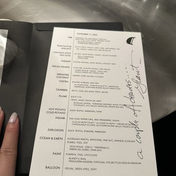 Alinea - New American Near Me - Chicago, Illinois