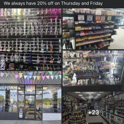 Jonesville Smokers Outlet - Photos to show it says EVERY Thursday/Friday it's 20% off everything