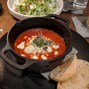 Pogo's Kitchen - To the top of the photo Avocado Toast; to the bottom Shakshuka. Both very good. - Southern Near Me - Fernandina Beach, Florida