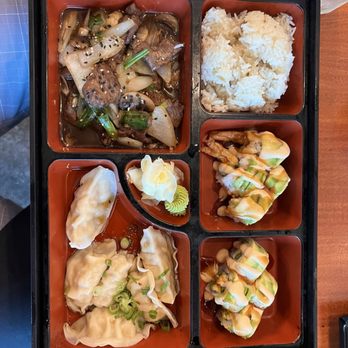 Binto Thai - L Bento Box - Mongolian Beef - Thai Near Me - Naples, Florida Binto Thai - L Bento Box - Mongolian Beef - Thai Near Me - Naples, Florida