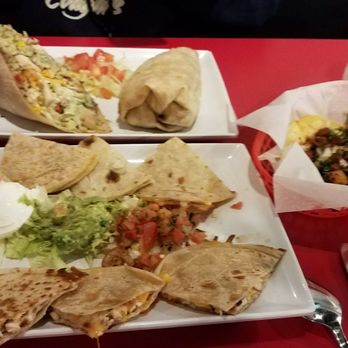 Grab N Go Tacos - Spring - Quesadilla Grande, street taco and California Burrito. At Grab n Go tacos. - Tacos Near Me - Spring, Texas