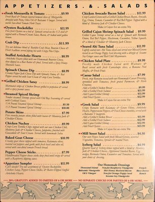 Menu photo 6 The Mill Street Grill Staunton, VA