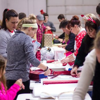 Excel Automotive Repair - Annual D303 Christmas sponsorship & gift wrapping party-(Picture from 2016) - Auto Repair Near Me - St. Charles, Illinois Excel Automotive Repair - Annual D303 Christmas sponsorship & gift wrapping party-(Picture from 2016) - Auto Repair Near Me - St. Charles, Illinois