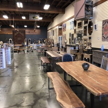 SaveOn Glass & Metal - Inside the store. Cool wood tables - Windows Installation Near Me - Oakland, California