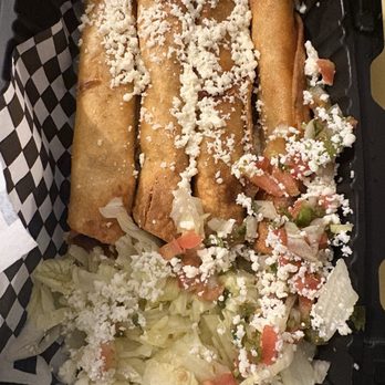 Mikey’s Tacos and Papas - Crispy Chicken Taquitos / Tacos Dorados de Pollo (4) - Tacos Near Me - Whittier, California Mikey’s Tacos and Papas - Crispy Chicken Taquitos / Tacos Dorados de Pollo (4) - Tacos Near Me - Whittier, California
