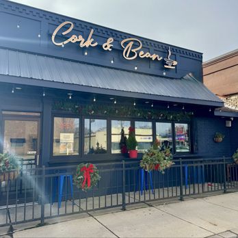 Cork & Bean - Entrance - Cafes Near Me - Oak Lawn, Illinois