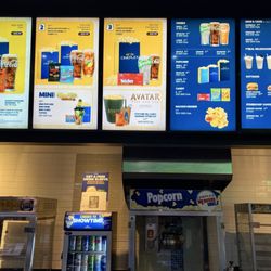 Cineplex Cinemas Empress Walk - Concessions Menu