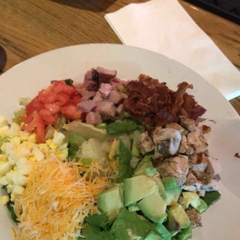 Waterlin - LOADED Cobb salad with side of cheese curds - Bars Near Me - Menomonee Falls, Wisconsin