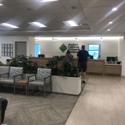 Very roomy waiting area