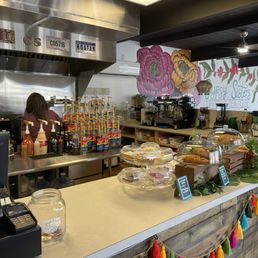Counter where you order and you can check out the pastries. Counter where you order and you can check out the pastries.