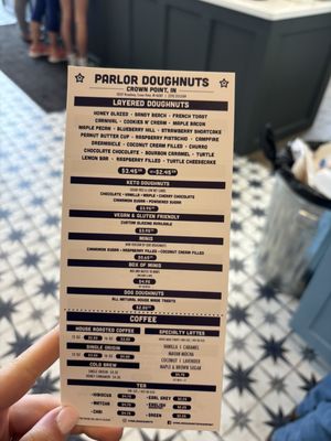 Menu photo 2 Parlor Doughnuts Crown Point, IN