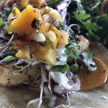 The Craft House - Halibut taco close up - Gastropubs Near Me - Clovis, California