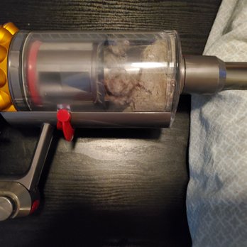Stanley Steemer - The dirt my Dyson vacuum picked after Stanley Steemer cleaned my carpet. - Carpet Cleaning Near Me - Atlanta, Georgia