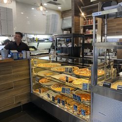 Green Olive Pizza & Falafel - Interior & Falafel pita