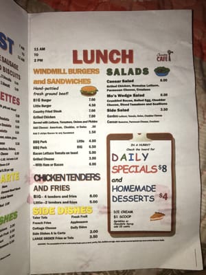 Menu photo 6 Crums Windmill Cafe Okeechobee, FL Menu photo 6 Crums Windmill Cafe Okeechobee, FL
