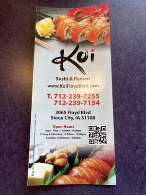 Menu photo 4 Koi Sushi & Ramen Sioux City, IA Menu photo 4 Koi Sushi & Ramen Sioux City, IA