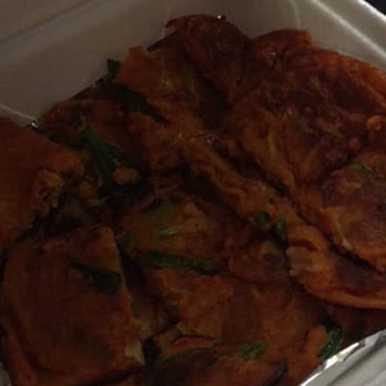 Ahjoomah's Apron - Kimchi pancakes - Korean Near Me - Chicago, Illinois