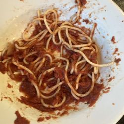 Zachary's Pizza House - Half ate n kids spaghetti
