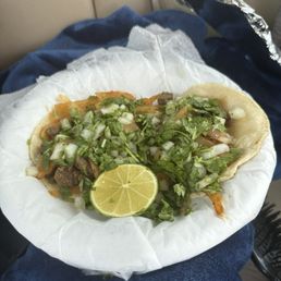 2 Carne Asada tacos 2 Carne Asada tacos