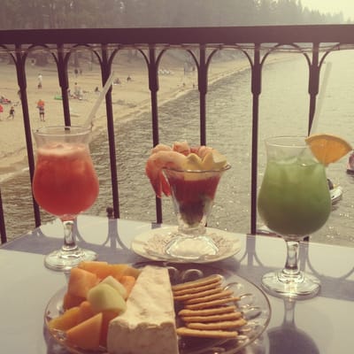 Boathouse on the Pier by null