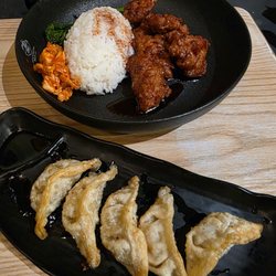 Maki & Ramen - Spicy Chicken Teriyaki & Chicken Gyoza