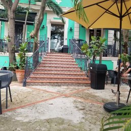 The courtyard for sitting and eating the quality goods this place provides. The courtyard for sitting and eating the quality goods this place provides.