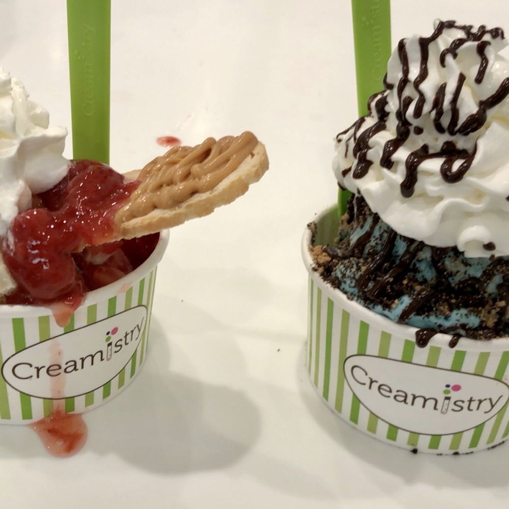 Creamistry - PB&J and Cookie Monster - Ice Cream & Frozen Yogurt Near Me - Baton Rouge, Louisiana