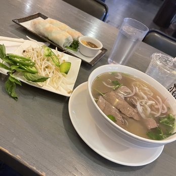 Pho Grand Bayside - 3. Brisket, Tendon and Tripe Rice Noodle Soup A1. Shrimp Summer Roll - Vietnamese Near Me - Bayside, New York Pho Grand Bayside - 3. Brisket, Tendon and Tripe Rice Noodle Soup A1. Shrimp Summer Roll - Vietnamese Near Me - Bayside, New York