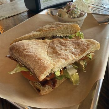 Lazy Dough - BLT everything Ciabatta. Very tasty. So good! - Breakfast & Brunch Near Me - Long Beach, California Lazy Dough - BLT everything Ciabatta. Very tasty. So good! - Breakfast & Brunch Near Me - Long Beach, California