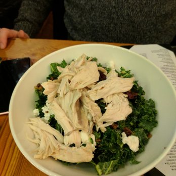 The Whiskey Jar - Kale salad with chicken - Southern Near Me - Charlottesville, Virginia The Whiskey Jar - Kale salad with chicken - Southern Near Me - Charlottesville, Virginia