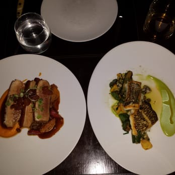 Scarpetta - Duck and black sea bass - Italian Near Me - New York, New York Scarpetta - Duck and black sea bass - Italian Near Me - New York, New York