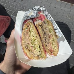 wagyu chopped cheese. secret sauce... wagyu chopped cheese. secret sauce...