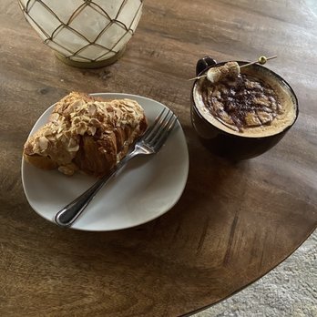 Parlor Public House - Almond croissant and campfire latte - Coffee & Tea Near Me - Indianapolis, Indiana Parlor Public House - Almond croissant and campfire latte - Coffee & Tea Near Me - Indianapolis, Indiana