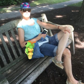 Chicago Botanic Garden - My wife and a Pokémon (Pokestops are everywhere) - Botanical Gardens Near Me - Glencoe, Illinois