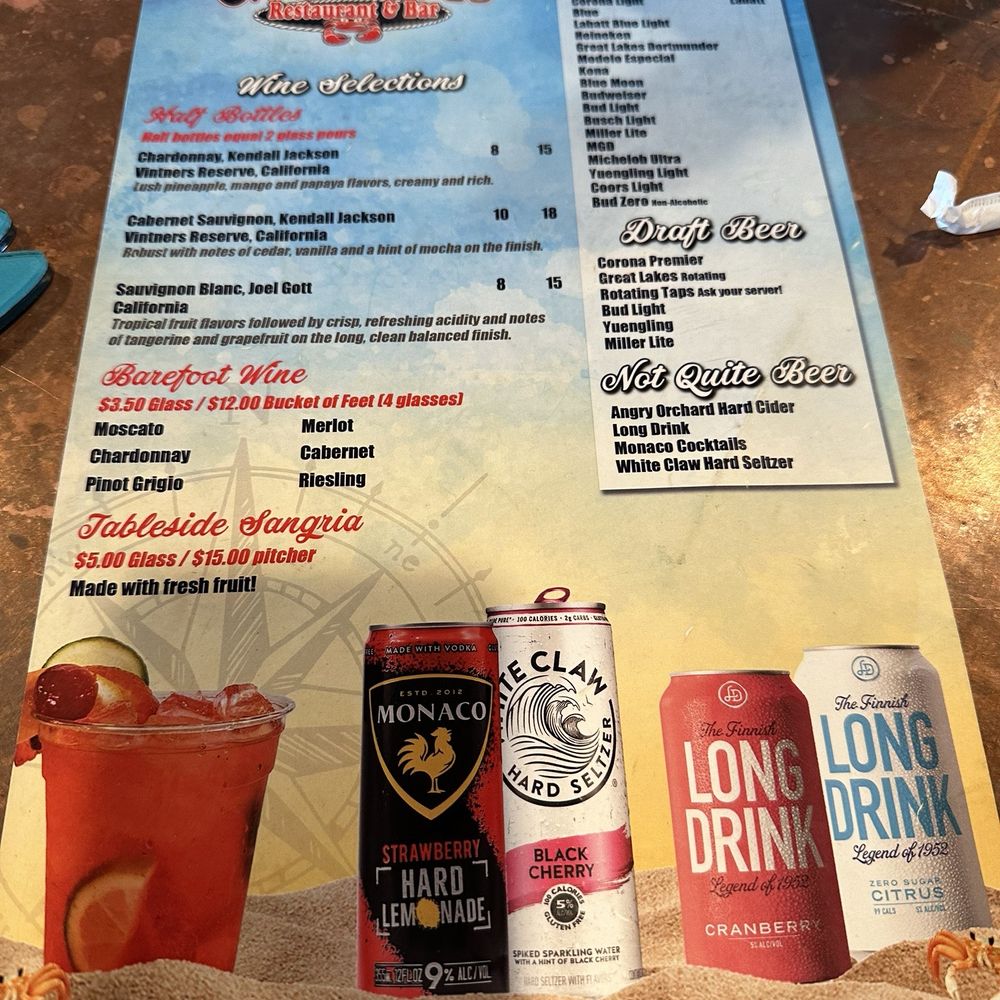 Crabby Joe's Dockside - Menu - Sports Bars Near Me - Lakeside Marblehead, Ohio Crabby Joe's Dockside - Menu - Sports Bars Near Me - Lakeside Marblehead, Ohio
