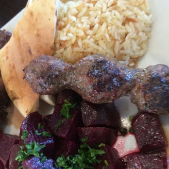 Dvine Mediterranean Experience - Brea - Lamb and Kefta entree - Mediterranean Near Me - Brea, California