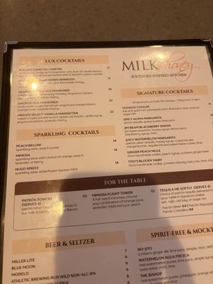 Menu photo 3 Milk & Honey Springfield, VA