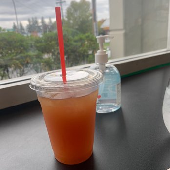 West Hill Deli - Calamansi iced tea - and they have hand sanitizer available at every table - New American Near Me - Auburn, Washington West Hill Deli - Calamansi iced tea - and they have hand sanitizer available at every table - New American Near Me - Auburn, Washington