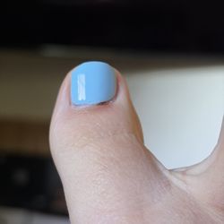 Ellijay Nail Salon - The toe they cute during during manicure