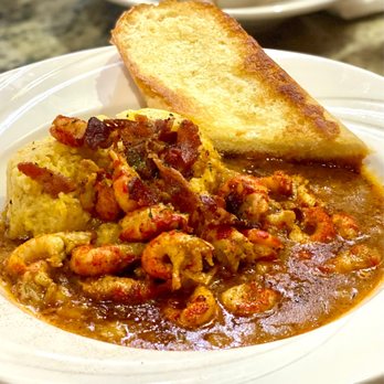 Dirty Cajun Seafood Kitchen - "crawfish & grits" Grits add - crawfish & add more crawfish. Laissez les bons temps rouler! :)... - Cajun/Creole Near Me - Bedford, Texas