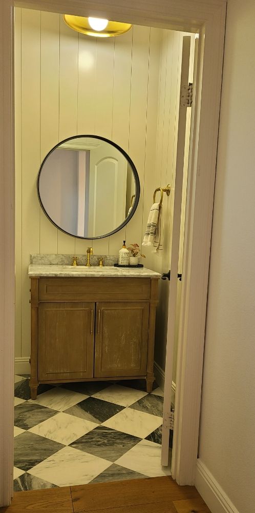 Completed home improvement project