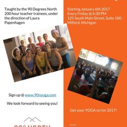 90 Degrees North Power Yoga - Free Classes every Friday night @ 6:30pm