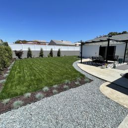 Yard Renovation.