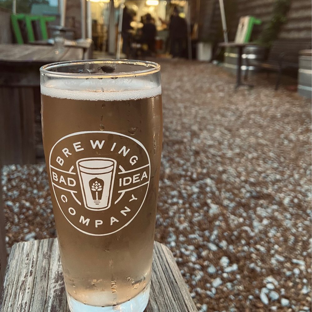 a glass of beer