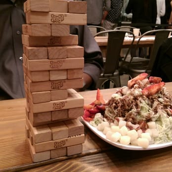 Mini Monster Cafe - Surprised him on date night ... jenga & shaved ice cream - Ice Cream & Frozen Yogurt Near Me - Long Beach, California Mini Monster Cafe - Surprised him on date night ... jenga & shaved ice cream - Ice Cream & Frozen Yogurt Near Me - Long Beach, California