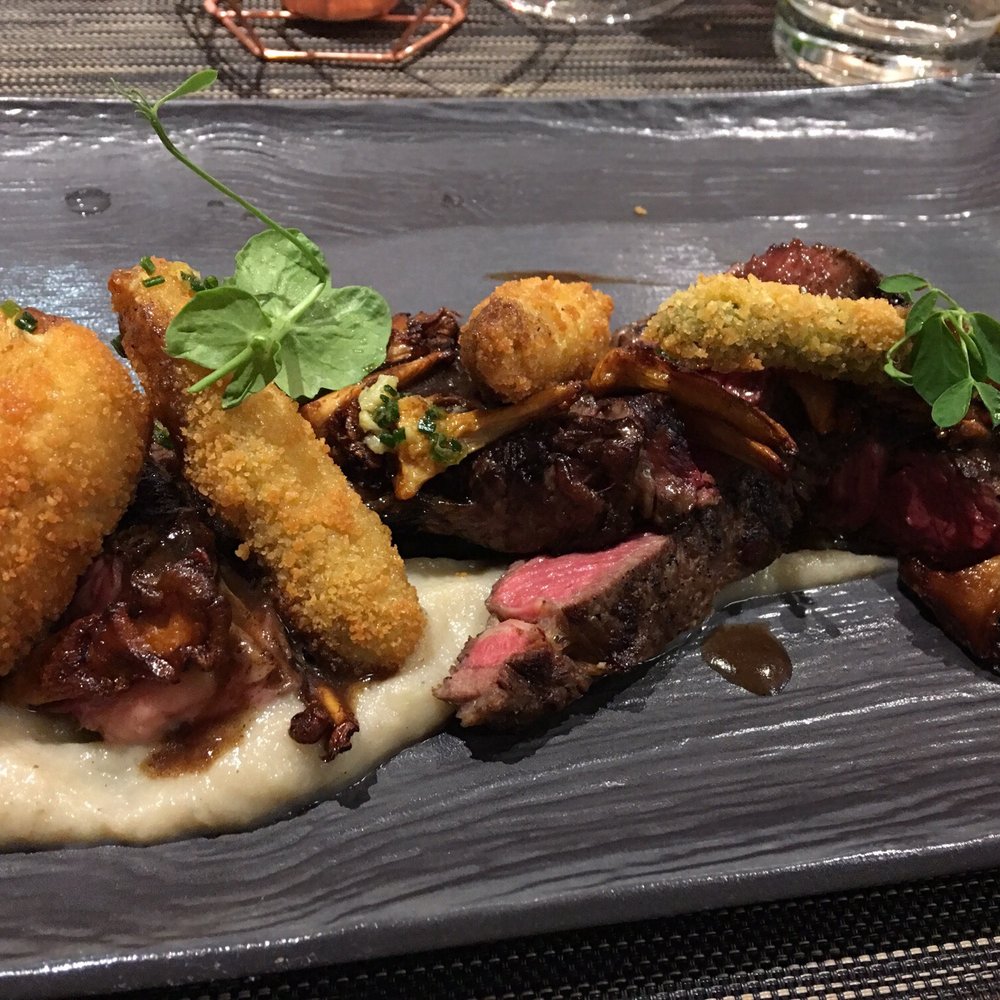 Le Vin'Quatre - Ribeye - oh man. Check menu for detailed description because the subtleties in each dish are not to be missed! - French Near Me - Bergerac, 24 Le Vin'Quatre - Ribeye - oh man. Check menu for detailed description because the subtleties in each dish are not to be missed! - French Near Me - Bergerac, 24