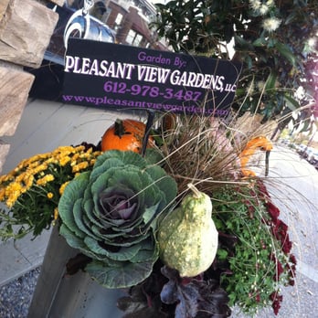 Pleasant View Gardens Inc - a sign for pleasant view gardens - Landscaping Near Me - Maple Plain, Minnesota