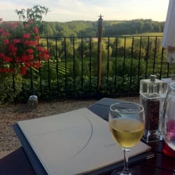 Chateau de Sanse - Vue depuis la terrasse du restaurant