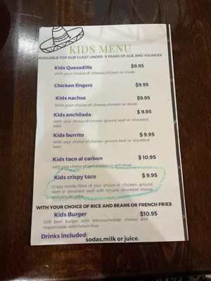 Menu photo 5 2 Jefes Tex- Mex Alexandria, VA