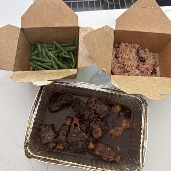 Shantoo Togetherness - Oxtail Stew, Rice & Peas, Green Beans - Caribbean Near Me - Bowie, Maryland